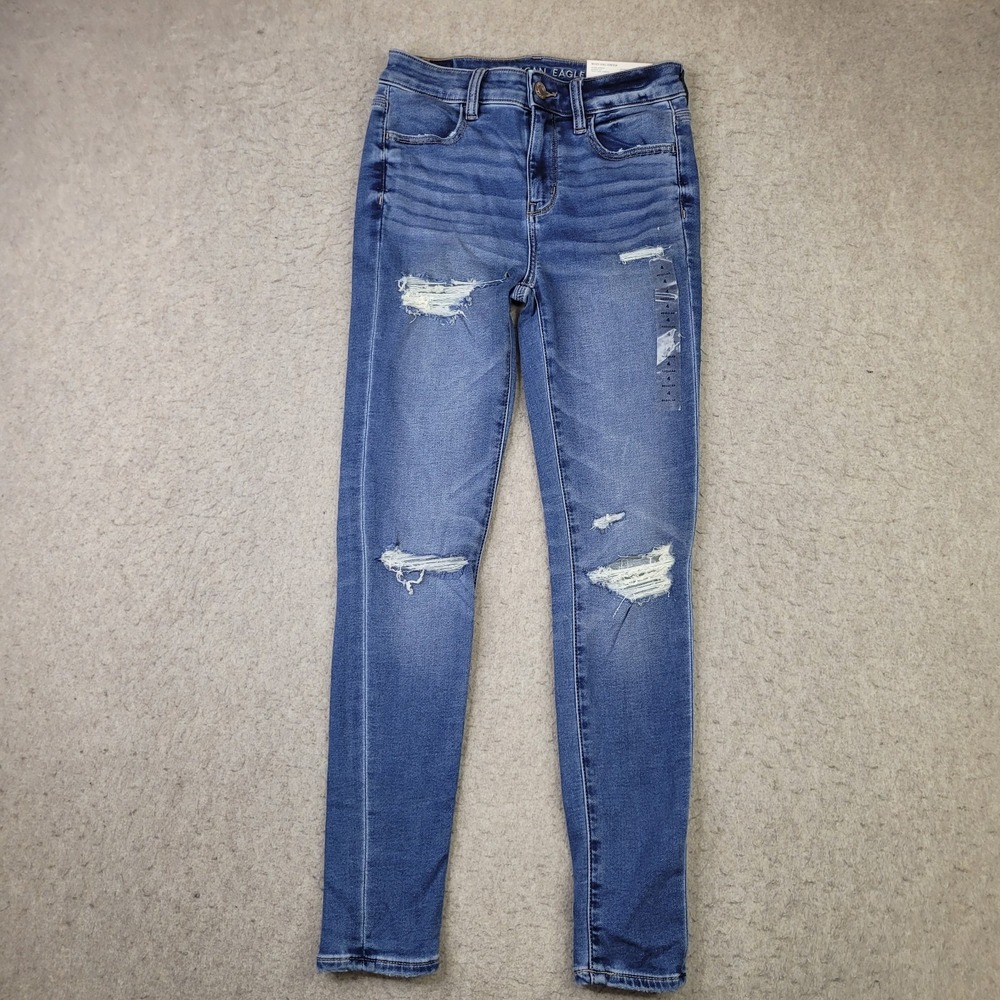 NEW American Eagle Women's US 4 Regular NE(X)T Level Stretch Hi-Rise Jeans